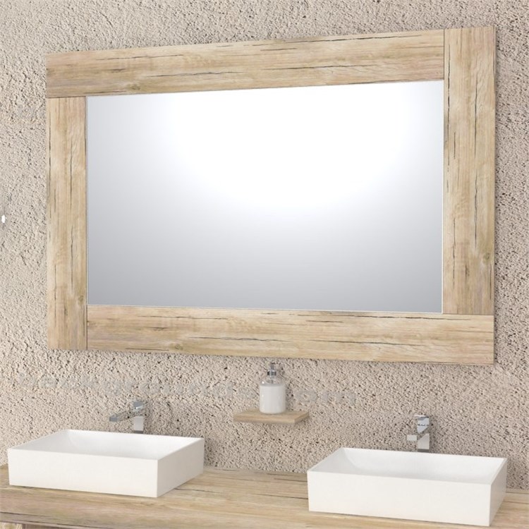 Mirrors with wooden frame in Shelf brackets and Supports
