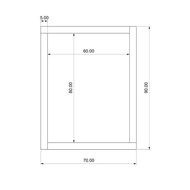 Mirrors with wooden frame in Shelf brackets and Supports