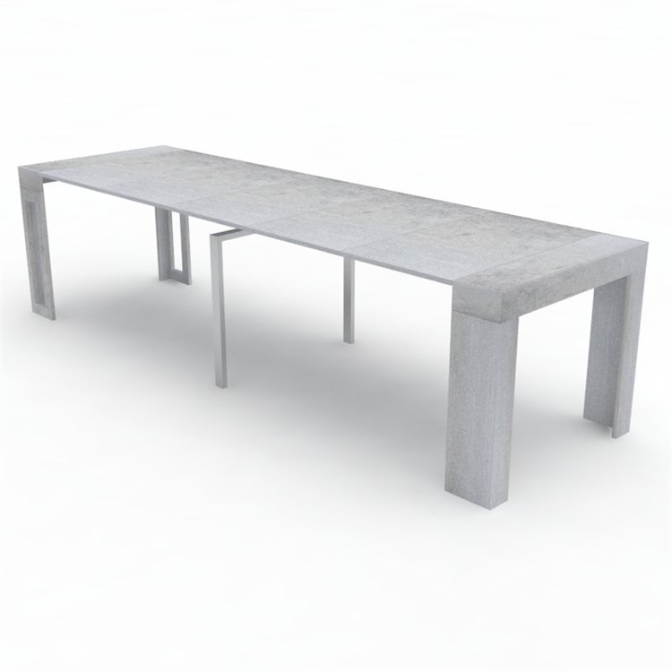 Consolle allungabile Mercurio con porta prolunghe in Consolle