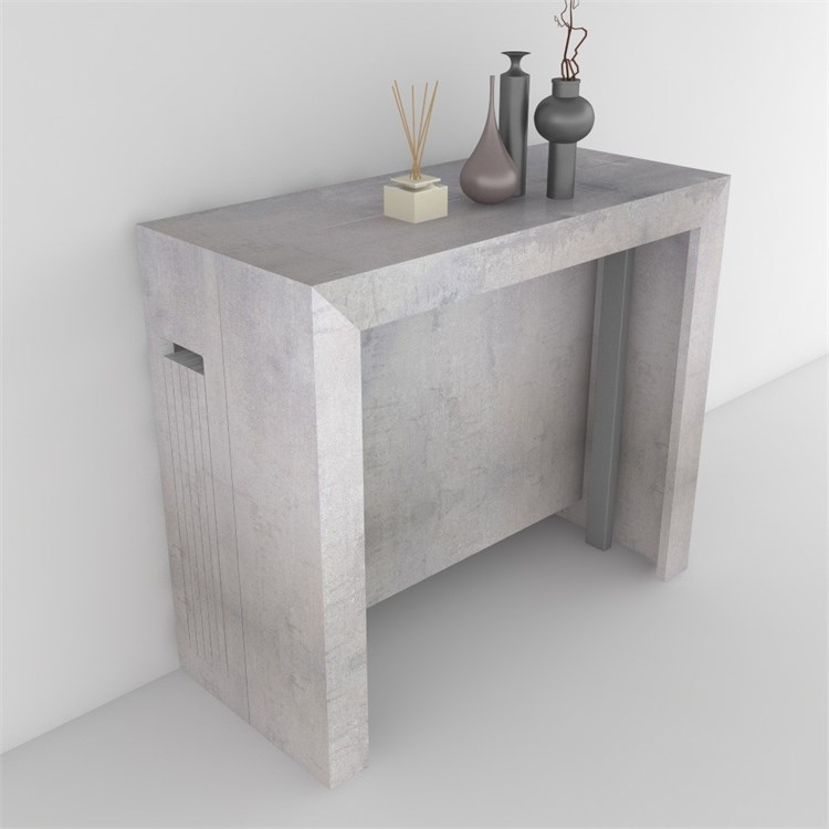 Consolle allungabile Mercurio con porta prolunghe in Consolle