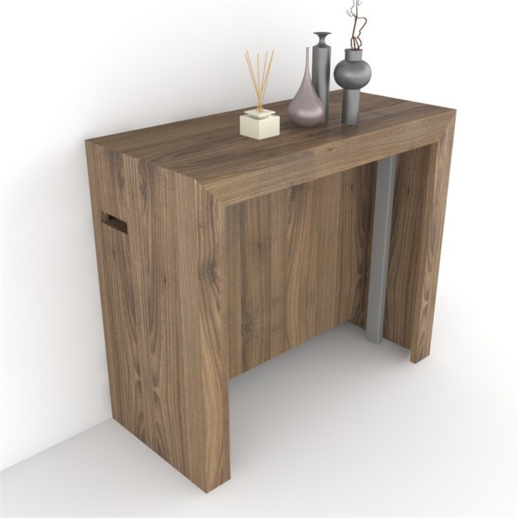 Consolle allungabile Mercurio con porta prolunghe in Consolle