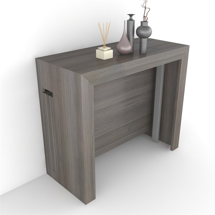 Consolle allungabile Mercurio con porta prolunghe in Consolle