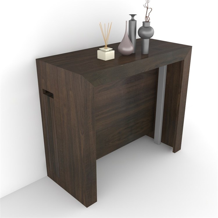 Consolle allungabile Mercurio con porta prolunghe in Consolle