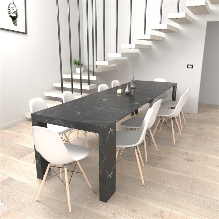 Consolle allungabile Mercurio con porta prolunghe in Consolle