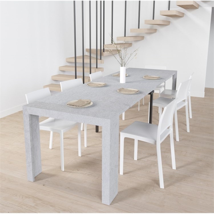 Consolle allungabile Mercurio con porta prolunghe in Consolle