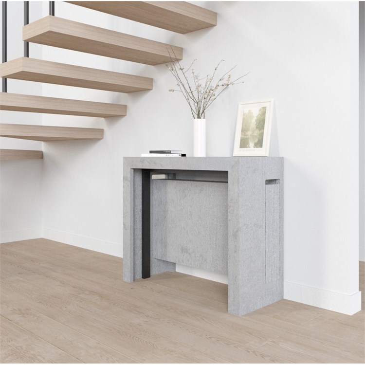 Consolle allungabile Mercurio con porta prolunghe in Consolle