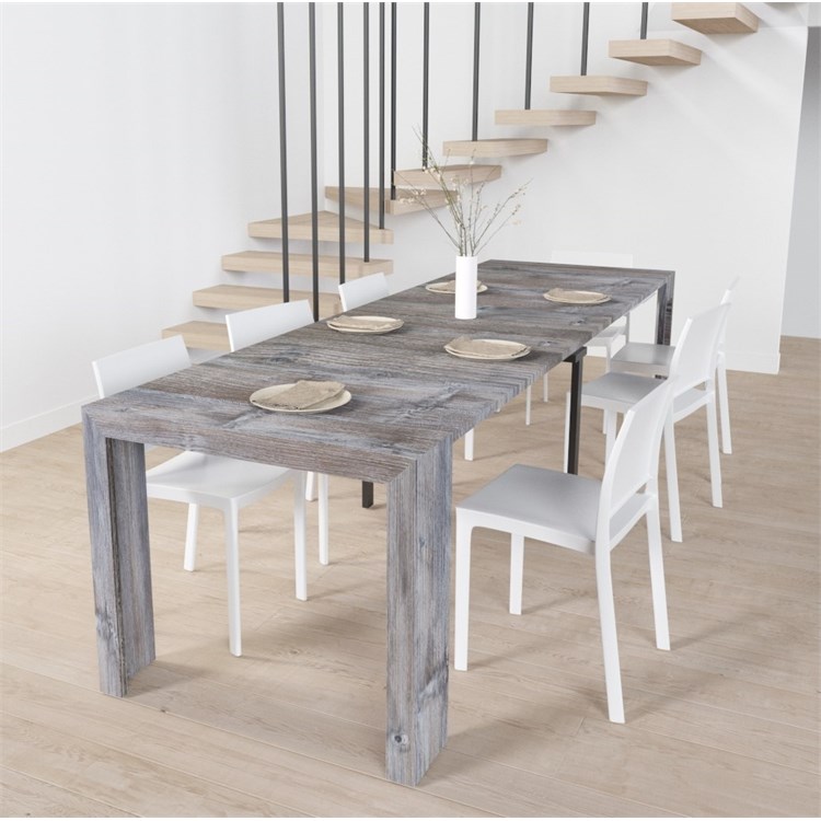 Consolle allungabile Mercurio con porta prolunghe in Consolle