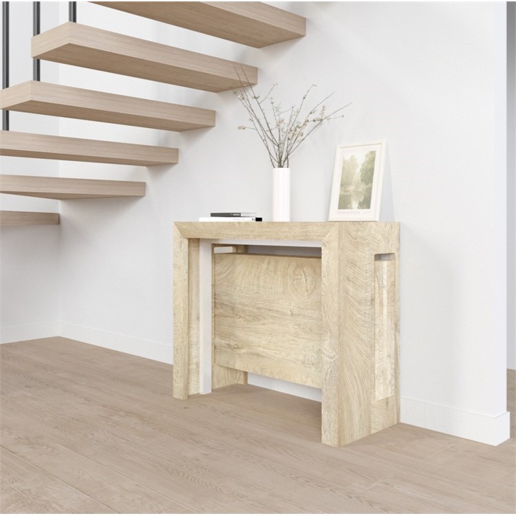 Consolle allungabile Mercurio con porta prolunghe in Consolle