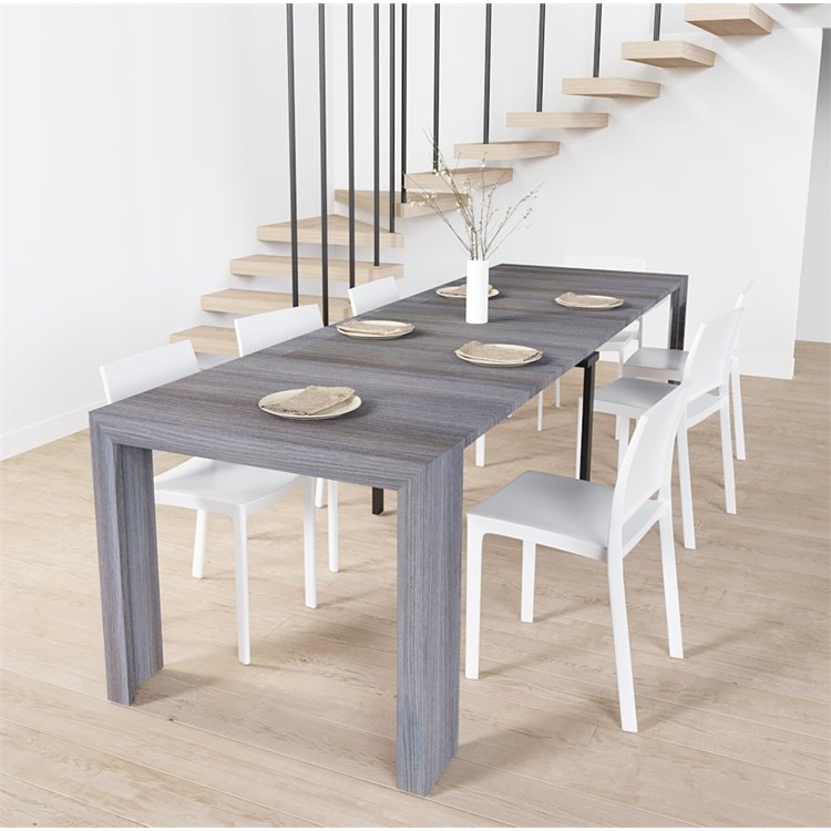 Consolle allungabile Mercurio con porta prolunghe in Consolle