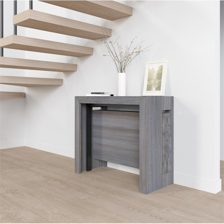 Consolle allungabile Mercurio con porta prolunghe in Consolle