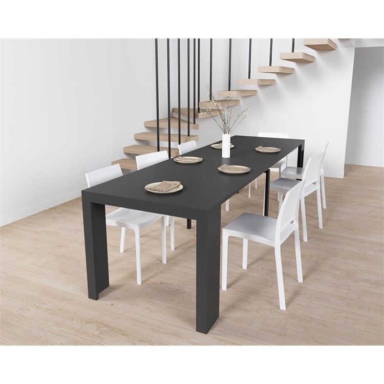 Consolle allungabile Mercurio con porta prolunghe in Consolle