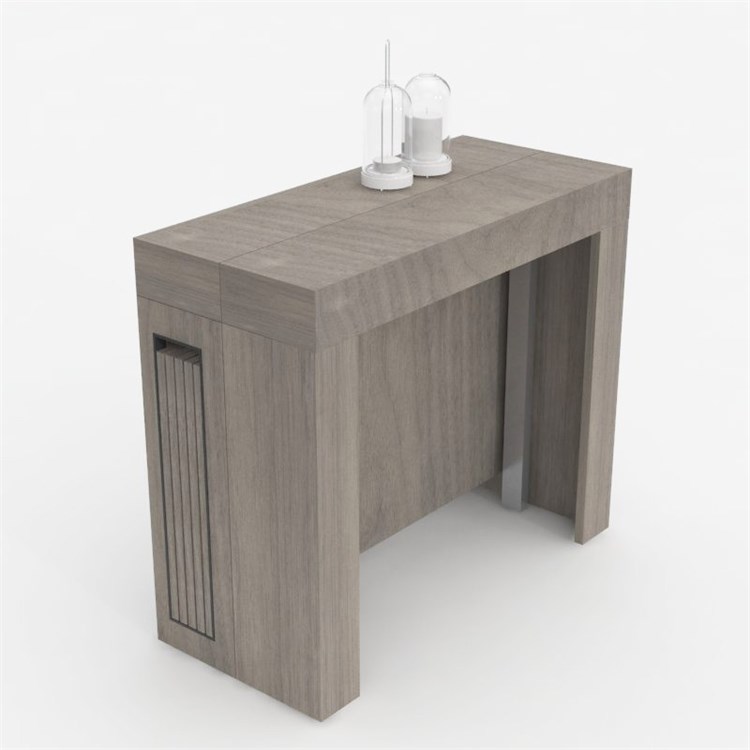 Consolle allungabile Mercurio con porta prolunghe in Consolle