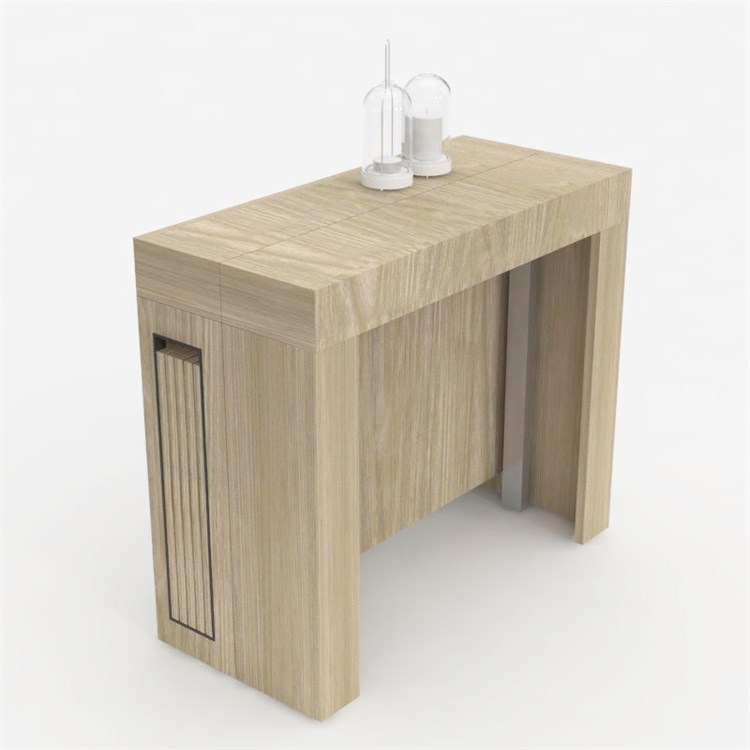 Consolle allungabile Mercurio con porta prolunghe in Consolle