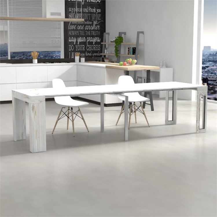 Consolle allungabile Mercurio con porta prolunghe in Consolle