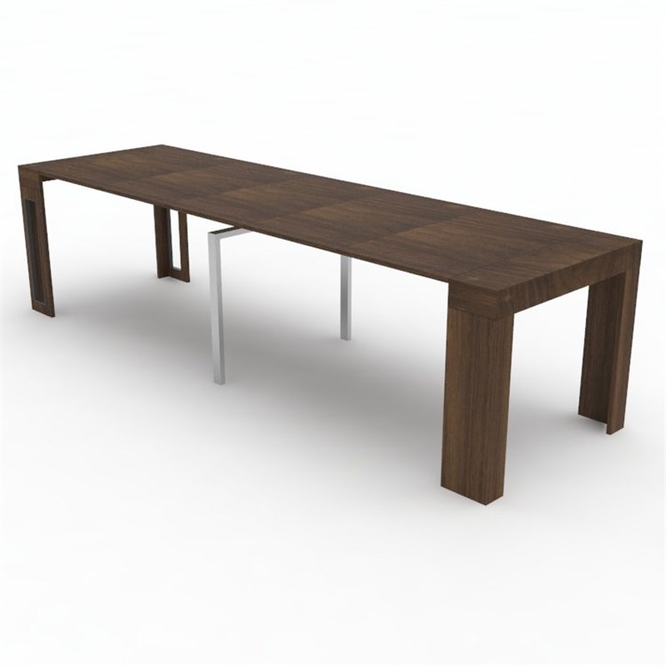 Consolle allungabile Mercurio con porta prolunghe in Consolle