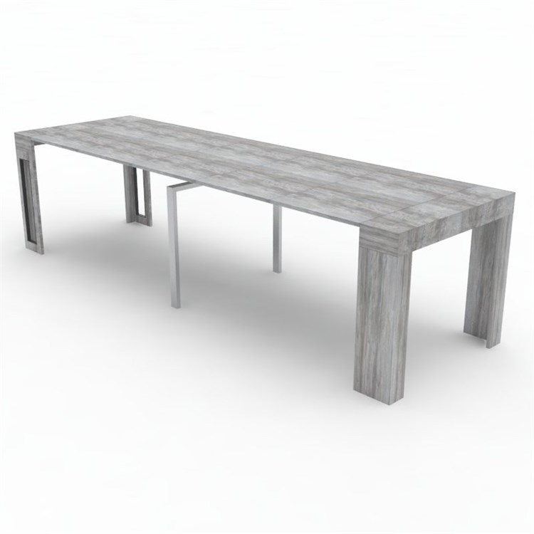 Consolle allungabile Mercurio con porta prolunghe in Consolle