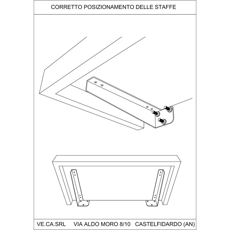 Invisible Shelf Brackets for wash basin shelf in Bathroom furniture