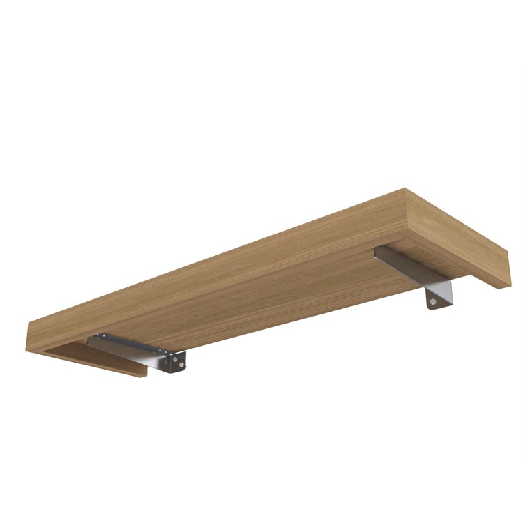 Invisible Shelf Brackets for wash basin shelf in Bathroom furniture