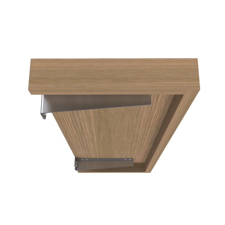 Invisible Shelf Brackets for wash basin shelf in Bathroom furniture