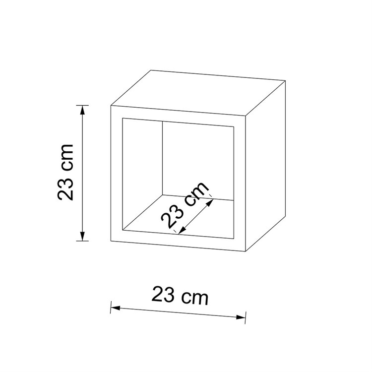 Etagere cube eipasseur 2 cm in Mobilier et accessoires