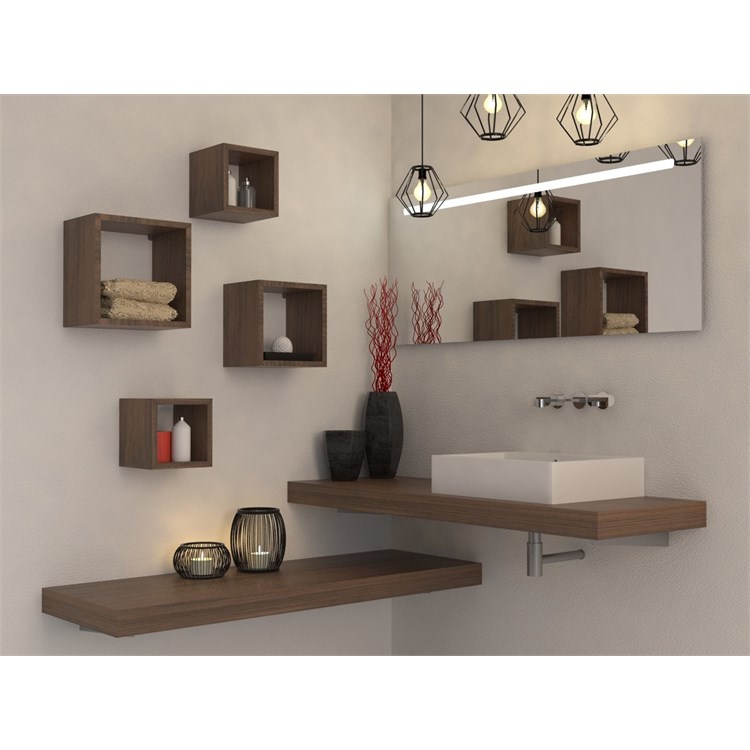 Wall Cubes Thickness 2 cm in Shelf brackets and Supports