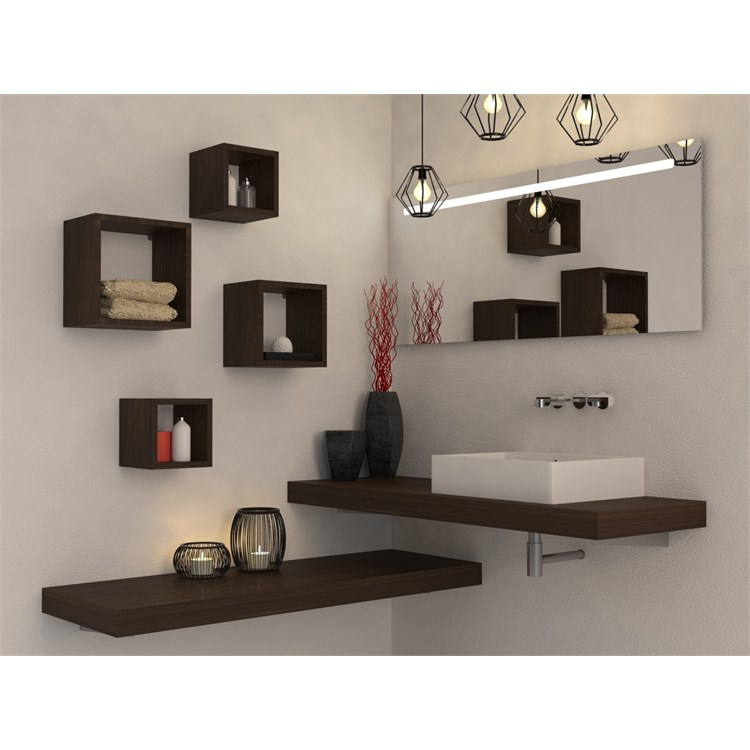 Wall Cubes Thickness 2 cm in Shelf brackets and Supports