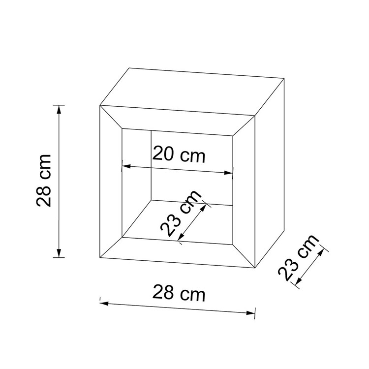Wall Cubes Thickness 4 cm