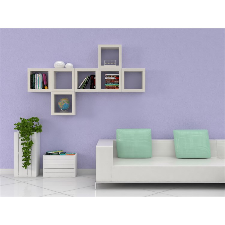 Wall Cubes Thickness 4 cm in Shelf brackets and Supports