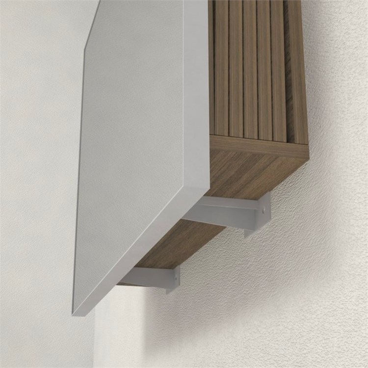 Mirror with extensions-rack for extendable console in 