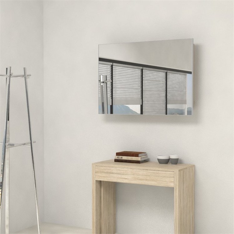 Mirror with extensions-rack for extendable console in 