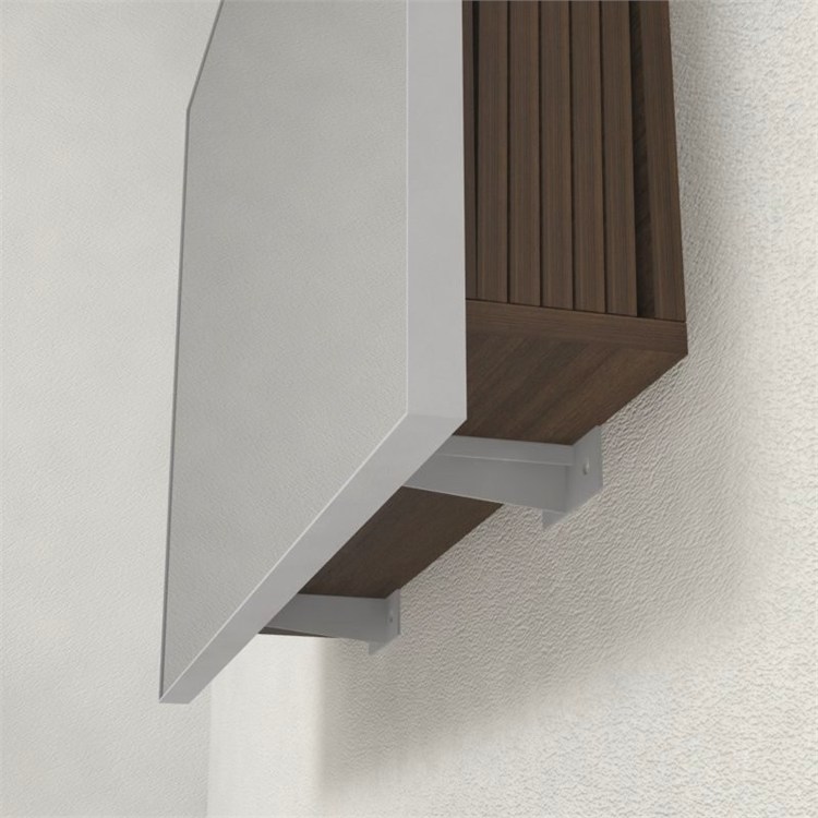 Mirror with extensions-rack for extendable console in 