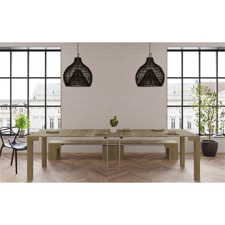 Console extensible Nettuno - Made in Italy in Consolle