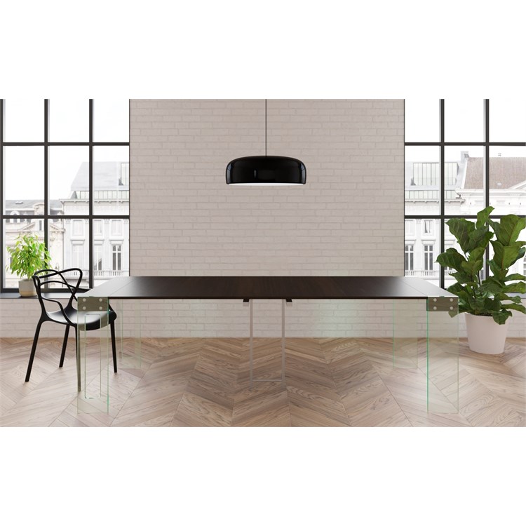 Extensible console Crystal with extensions-rack in Consolle