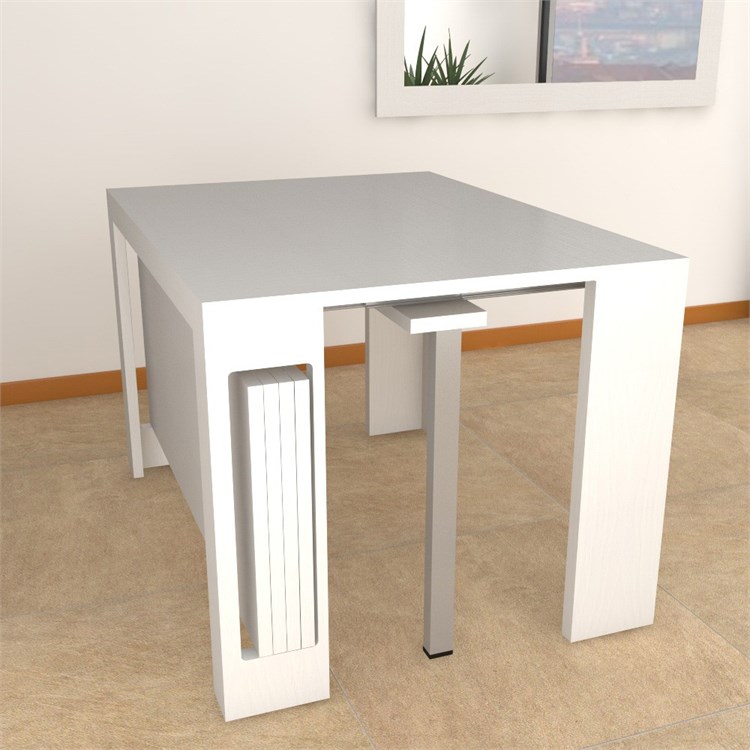 Extensible console Mercurio XXL with extensions-rack in Consolle