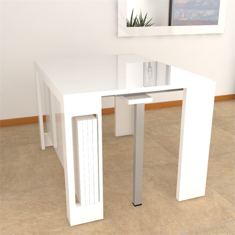 Extensible console Mercurio XXL with extensions-rack in Consolle