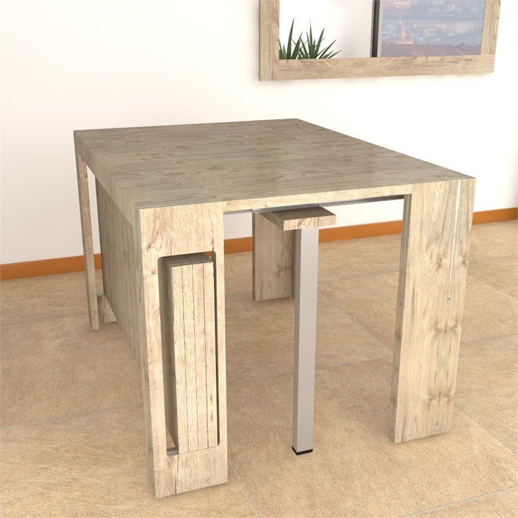 Extensible console Mercurio XXL with extensions-rack in Consolle