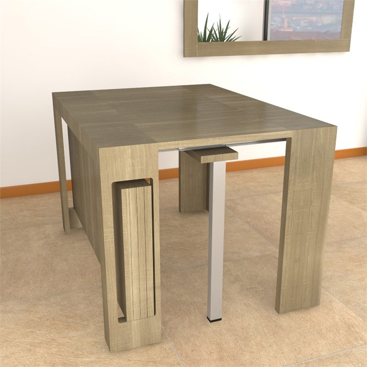 Extensible console Mercurio XXL with extensions-rack in Consolle