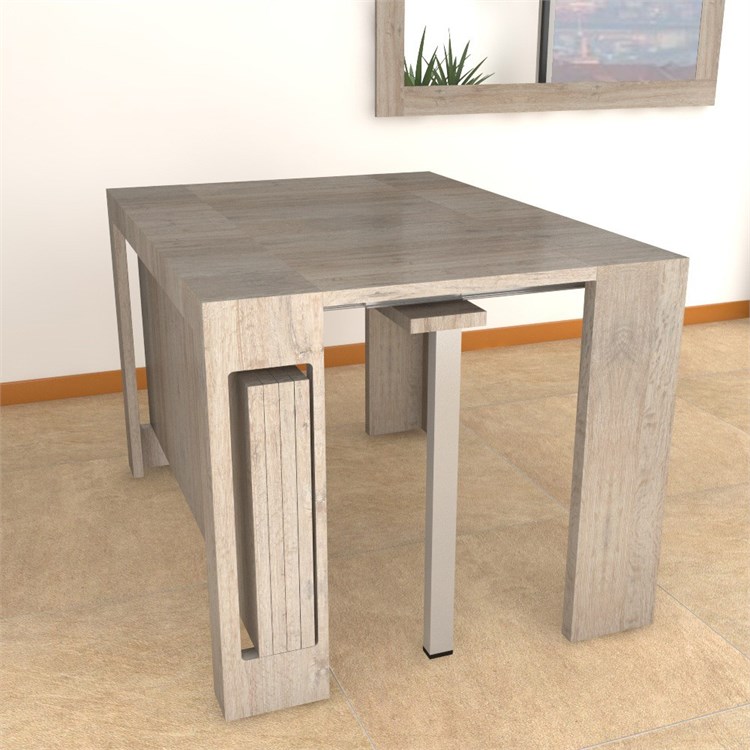 Extensible console Mercurio XXL with extensions-rack in Consolle