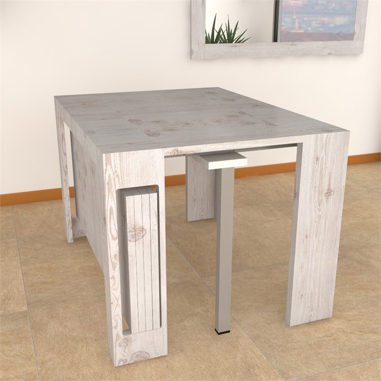 Extensible console Mercurio XXL with extensions-rack in Consolle