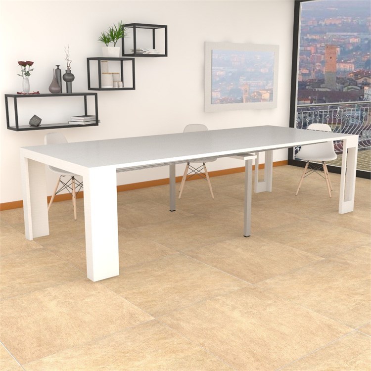 Extensible console Mercurio XXL with extensions-rack in Consolle