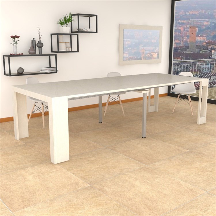 Extensible console Mercurio XXL with extensions-rack in Consolle