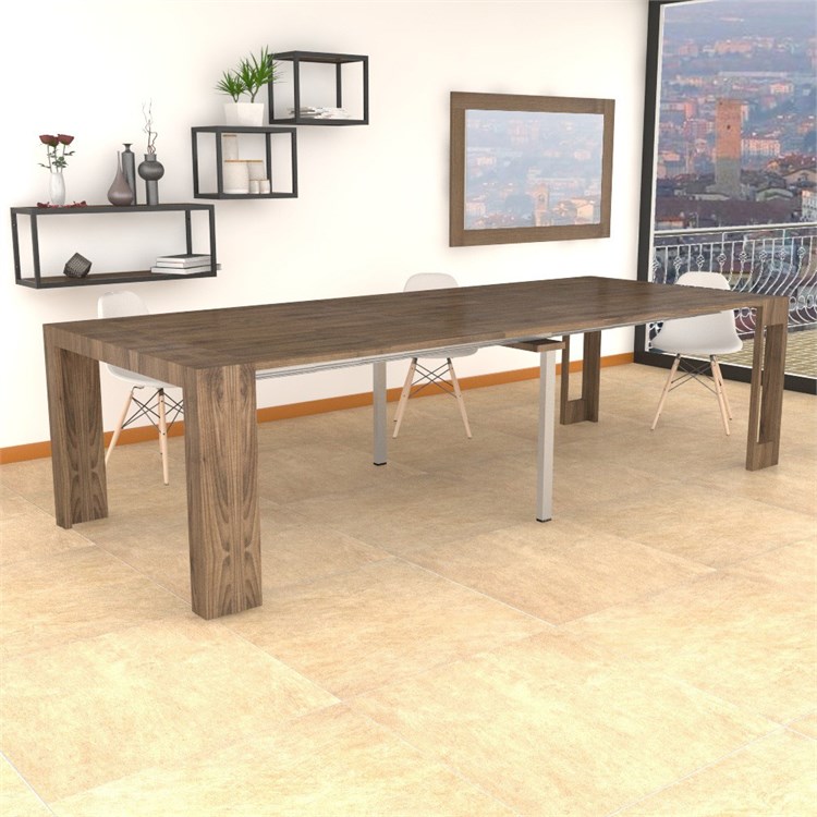 Extensible console Mercurio XXL with extensions-rack in Consolle