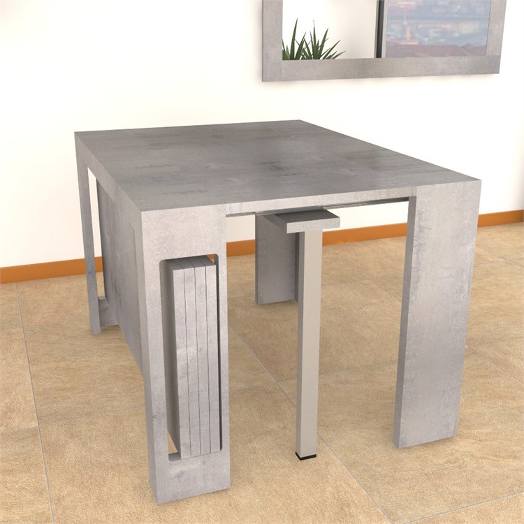 Extensible console Mercurio XXL with extensions-rack in Consolle