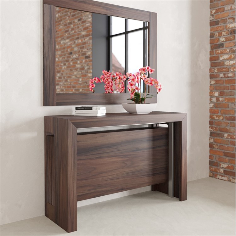 Extensible console Mercurio XXL with extensions-rack in Consolle