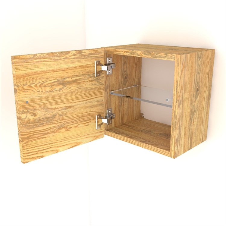 Wall cubes with door in Shelf brackets and Supports