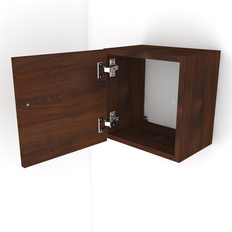 Cubi da parete con anta in legno massello in Complementi d'arredo