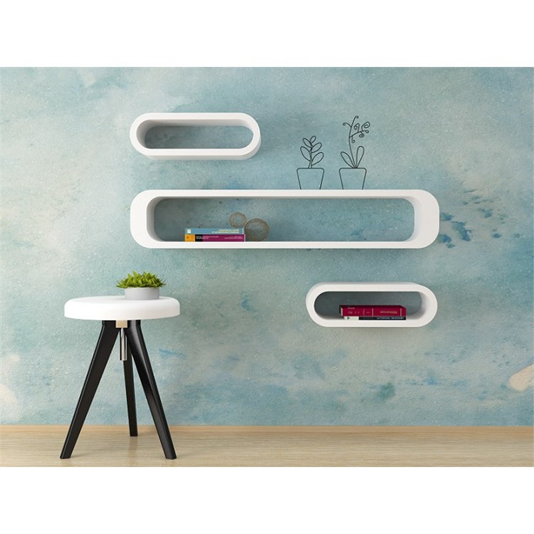 Etagere cube ovale