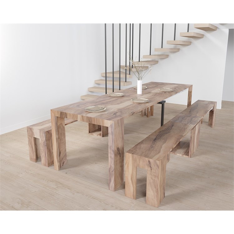 Kit Consolle Mercurio + Panca Candy - Allungabili 300cm in Consolle