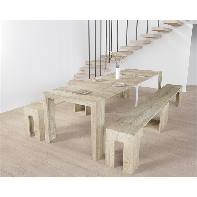 Kit console Mercurio + Banc Candy – extensibles 300cm in Consolle