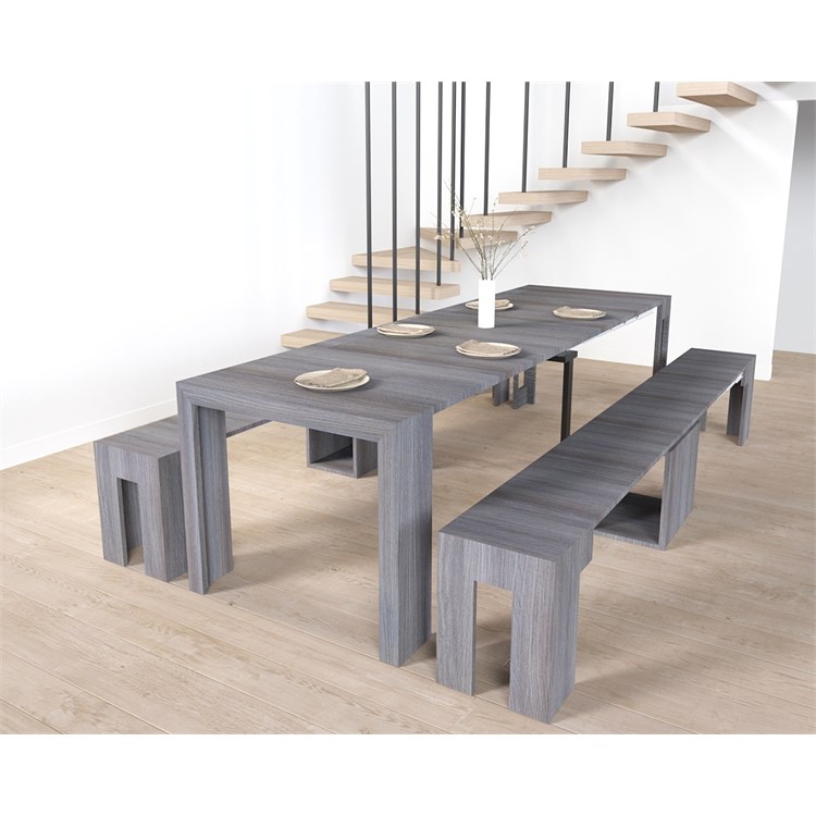 Kit console Mercurio + Banc Candy – extensibles 300cm in Consolle